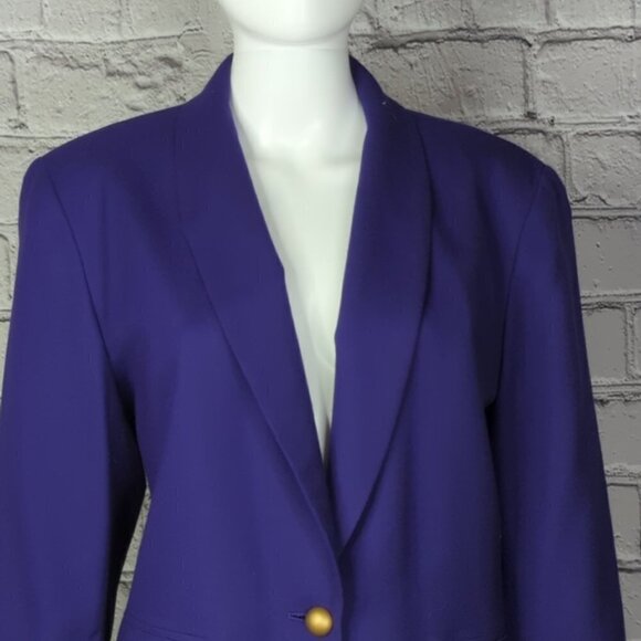 Pendleton Vintage Purple Wool Skirt Set, Women's 16P - Picture 1 of 16